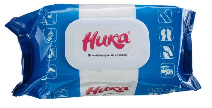 Салфетки дезинфицирующие "Ника"