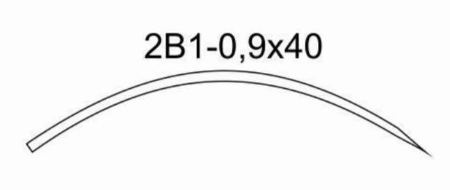 Игла хирургическая 2В1-0,9*40