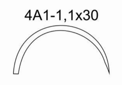 Игла хирургическая 4А1-1,1х30