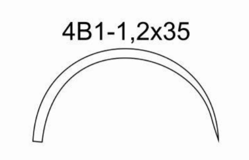 Игла хирургическая 4В1-1,2х35